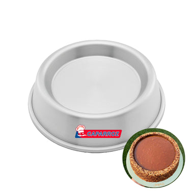 Forma Baixa para Bolo Vulcão – 18x4cm – Forma de Alumínio Caparroz